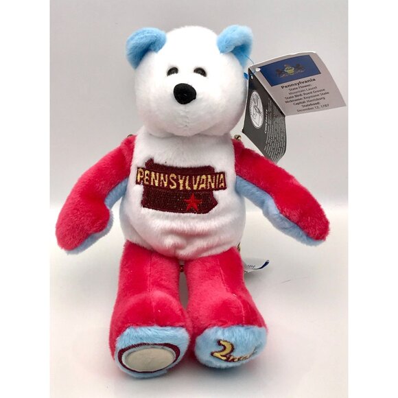 New State Coin Bear Set Limited Treasures First 12 States Colonies Collectible - Picture 3 of 16